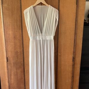 Sheer White Grecian Goddess Swimsuit Cover/Robe